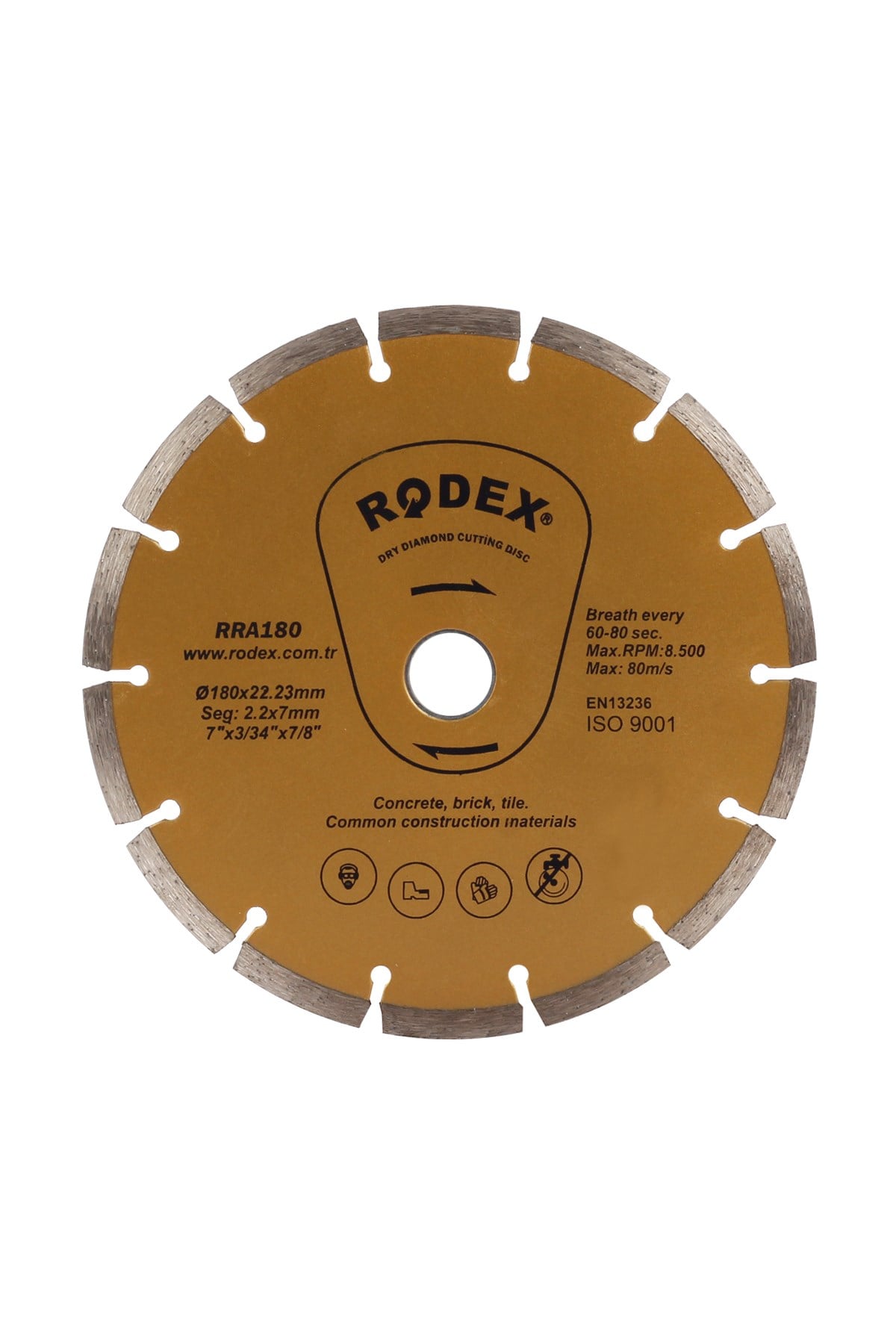RODEX RRA180 SOKETLİ ELMAS TESTERE