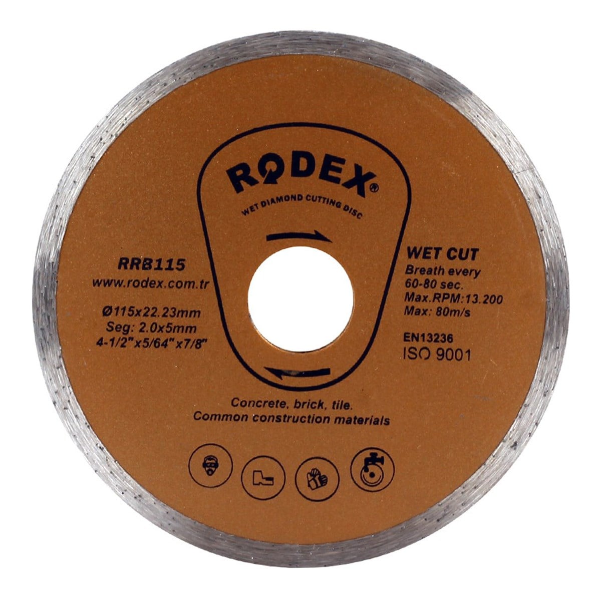 RODEX RRB115 ELMAS TESTERE SÜREKLİ 115
