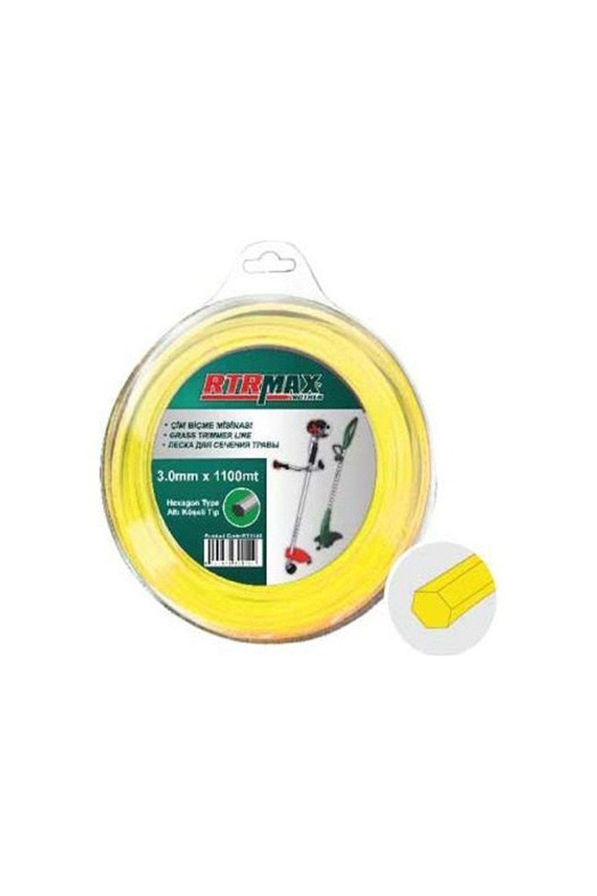 RTRMAX RTY424 TIRPAN MİSİNASI SARI 2,4MM*87MT
