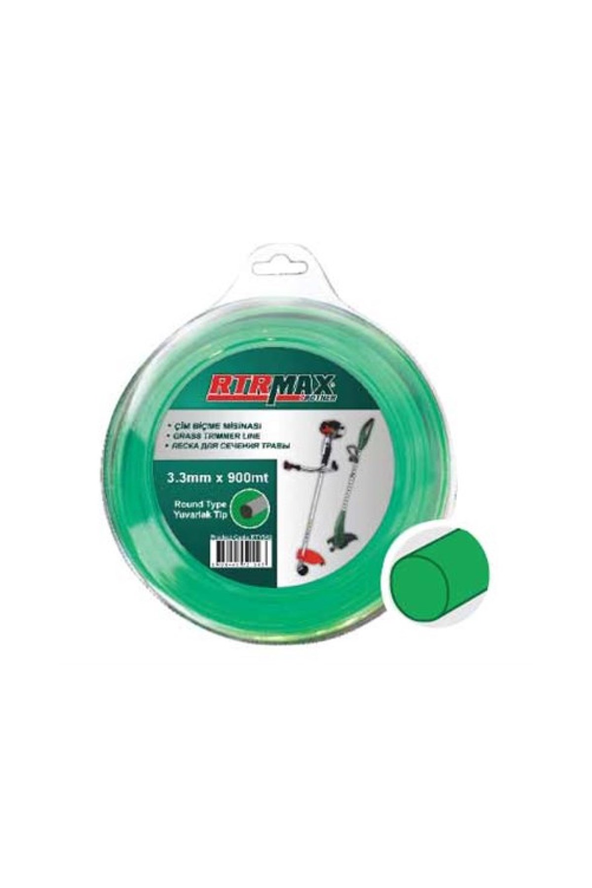 RTRMAX RTY516 TIRPAN MİSİNASI YEŞİL 1,6MM*15MT