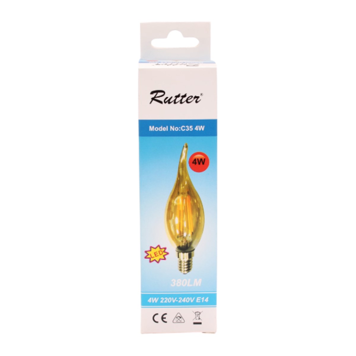 Rutter C35 4W Flam.Kıvk. Beyaz