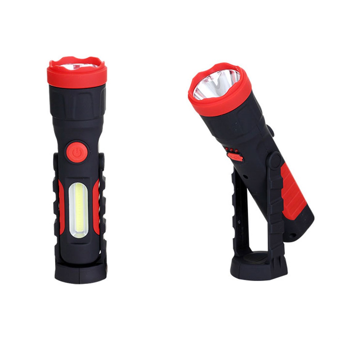 S-link SL-F999 3W+3W Ledli Dönen Stantlı Pilli Led El Feneri 35939