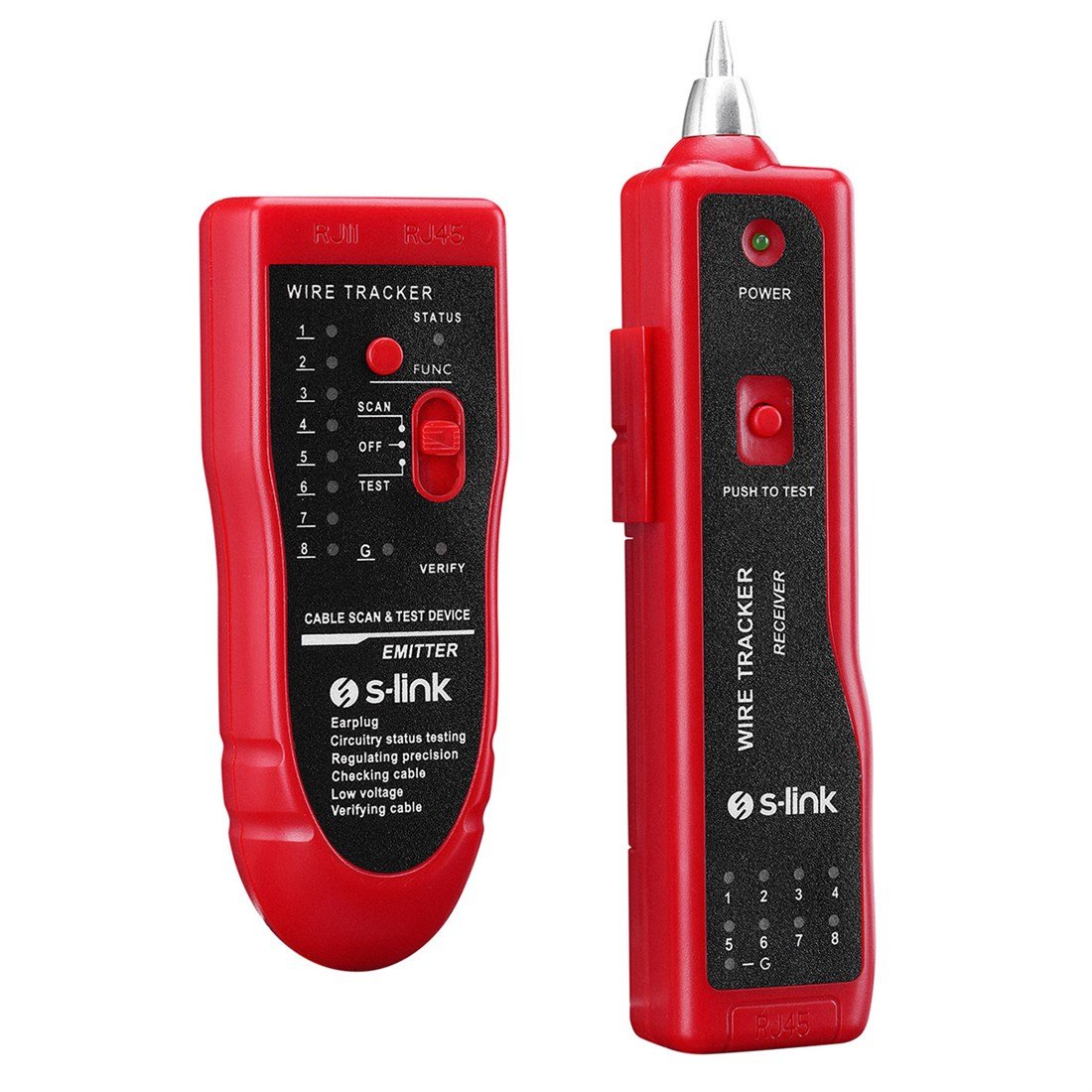 S-Link SL-KB10 Lüks Çantalı Kablo Bulucu ve Tester - 12273