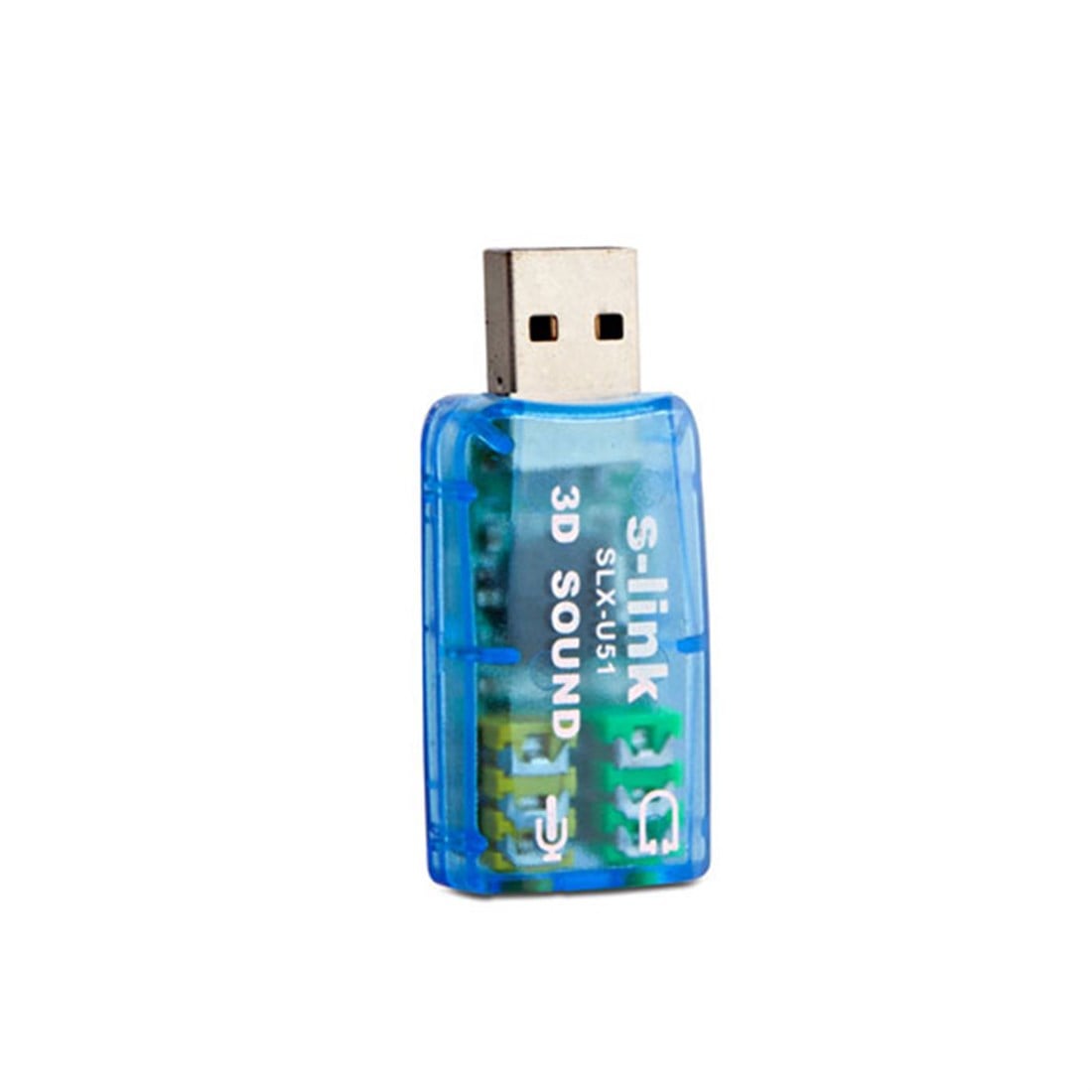 S-link SLX-U51 Usb Ses Kartı 2.0 Çevirici Adaptör 4616