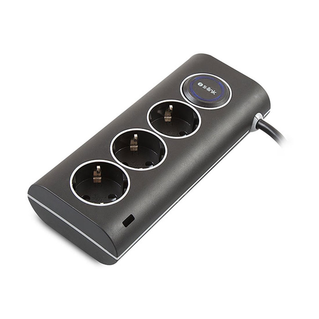 S-link SPGX-33 1.5m 3Lü Çocuk Korumalı 1.5mm2 Tam Bakır Kablolu Grup Priz 30478