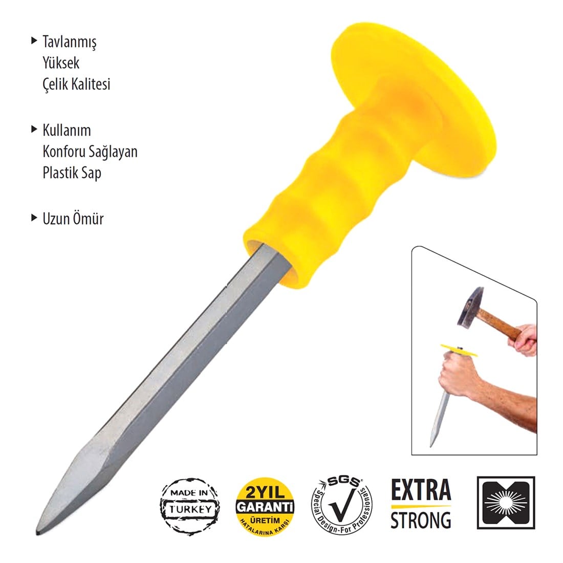 Sgs 242 Murç 30 Cm Plastik Korumalı