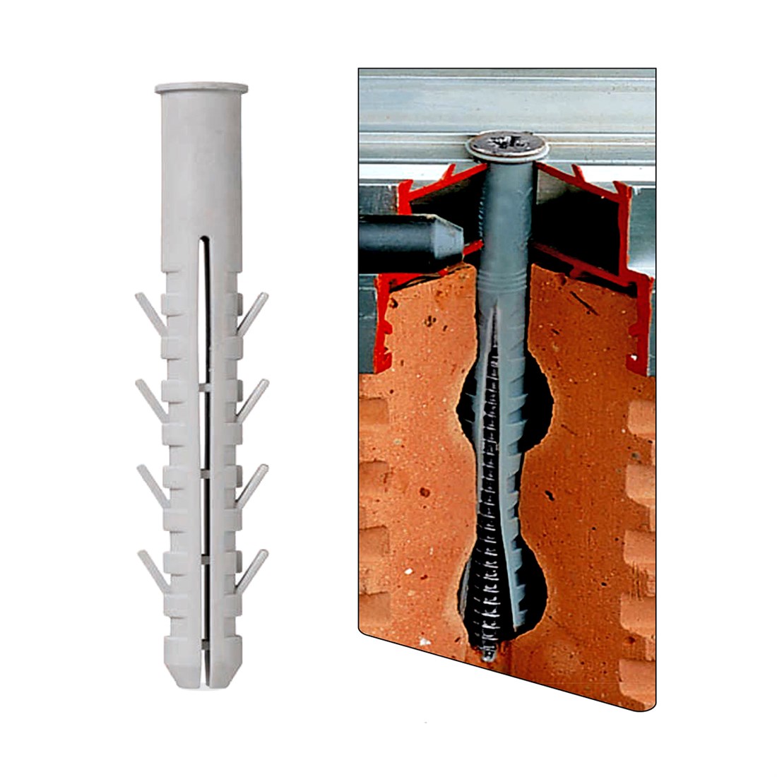 SGS 6118 Siding Dübel 10*100 MM (PK/100 Adet)