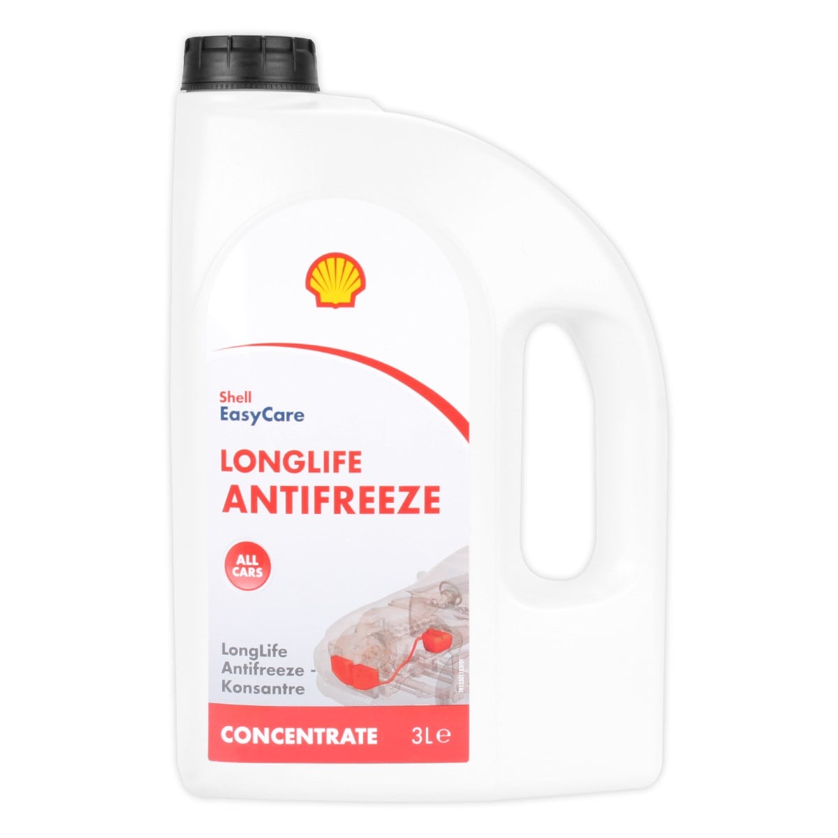 SHELL ANTİFİRİZ 3LT (KIRMIZI)