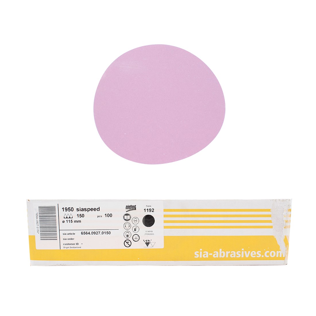 Sia 1950 115 mm 150 kum Zımpara - F03E00380W
