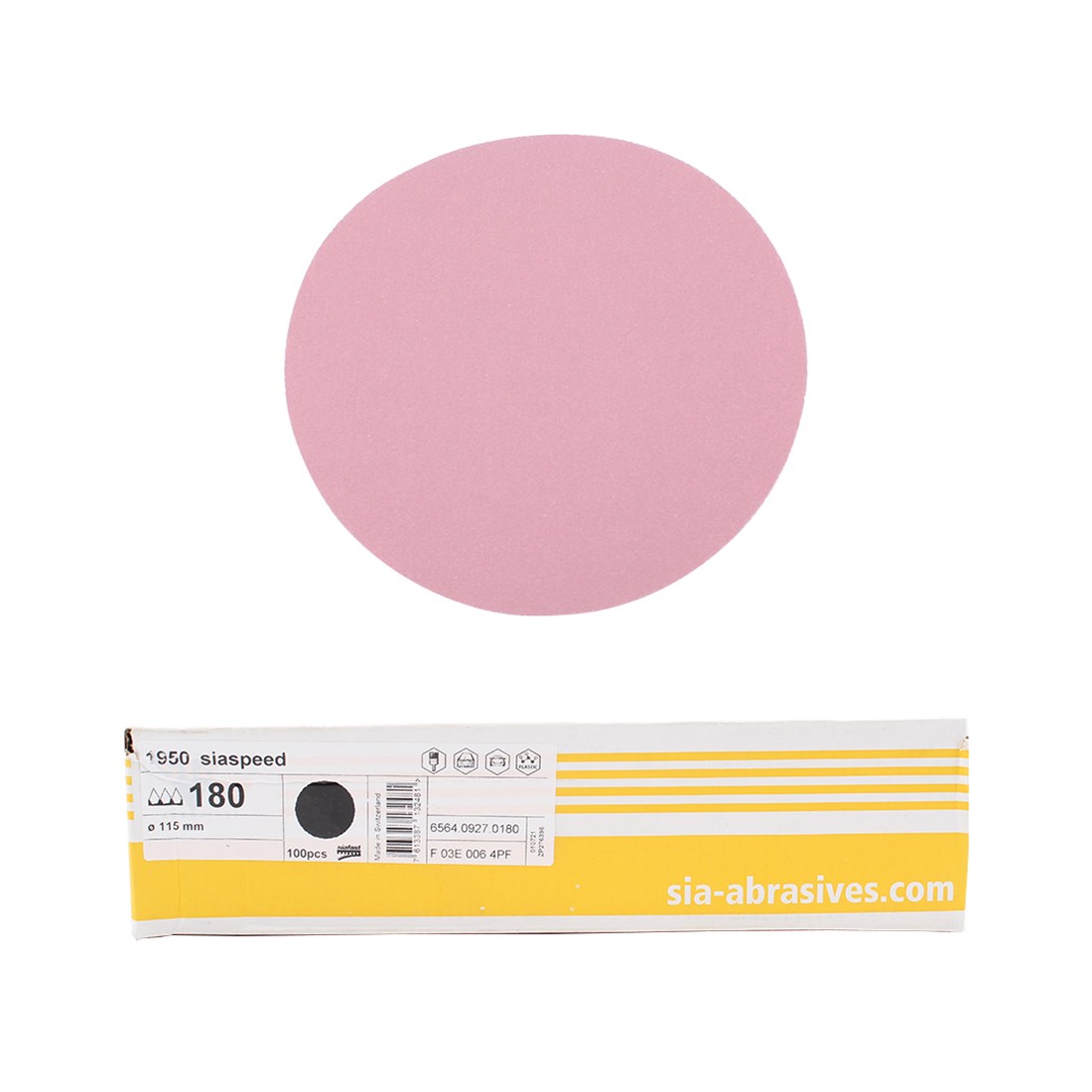 Sia 1950 115 mm 180 kum Zımpara - F03E0064PF