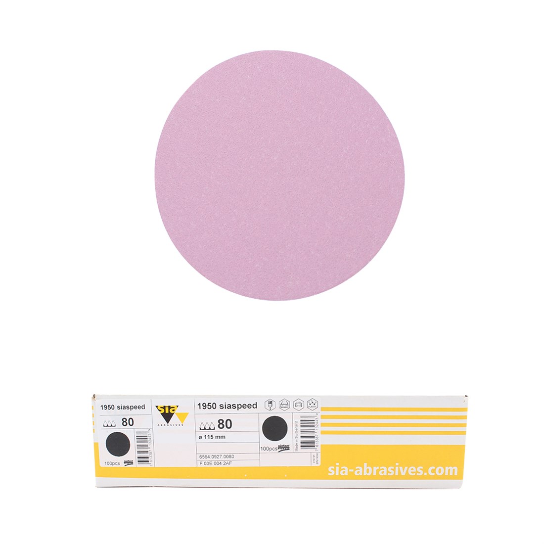 Sia 1950 115 mm 80 kum Zımpara - F03E0042AF