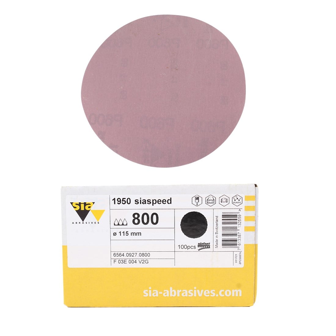 Sia 1950 115 mm 800 kum Zımpara - F03E004V2G