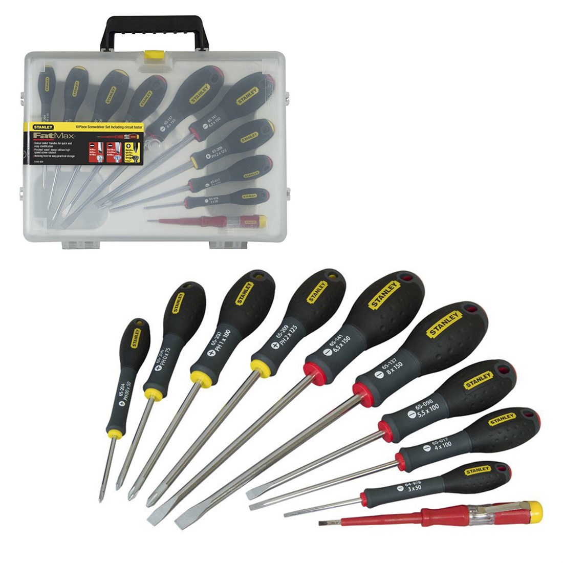 Stanley Tornavida Takımı Fatmax 10 Parça -0-65-439