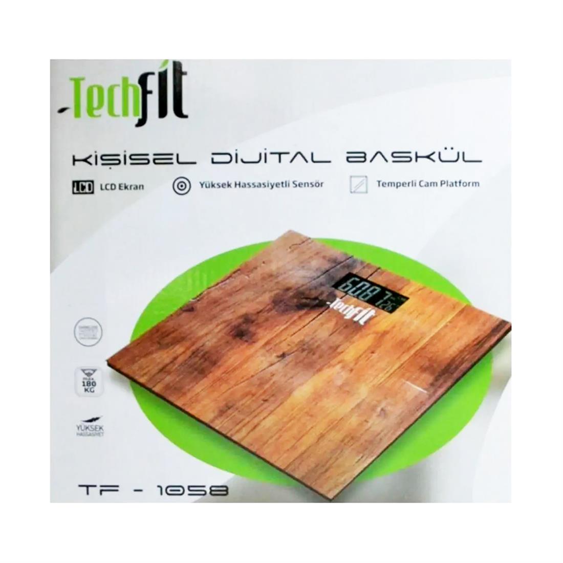 Techfit 1058 Desenli Banyo Baskülü ELK-02115