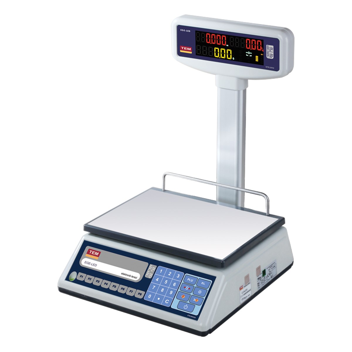TEM TEL030B1D-V2 MARKET TİP TERAZİ EGELED 30B1D