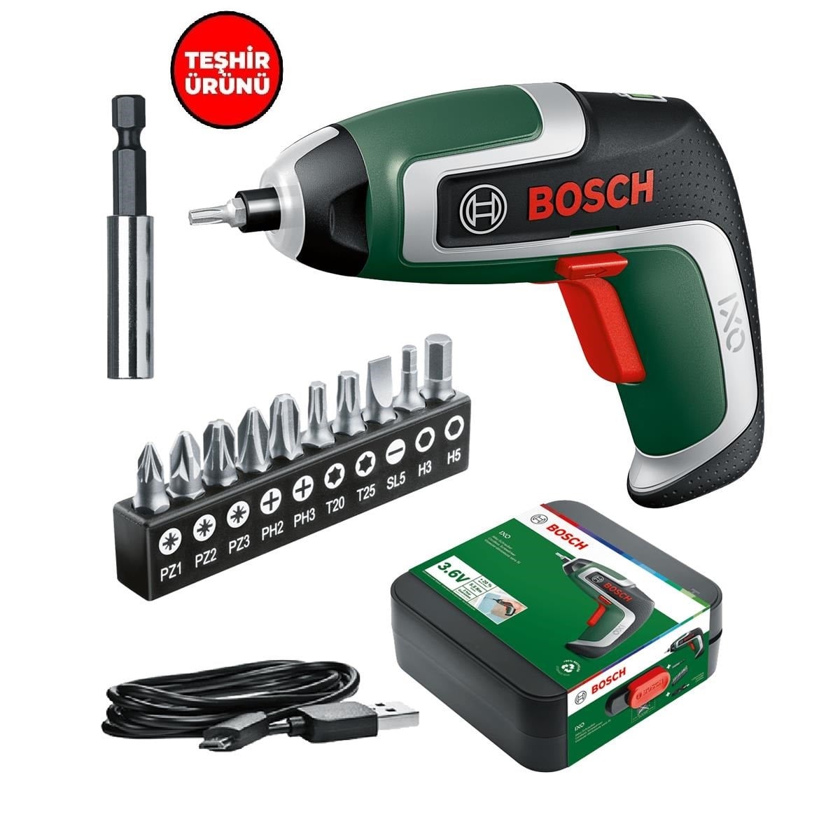 Teşhir Bosch IXO 7 - Akülü Vidalama - 06039E0000
