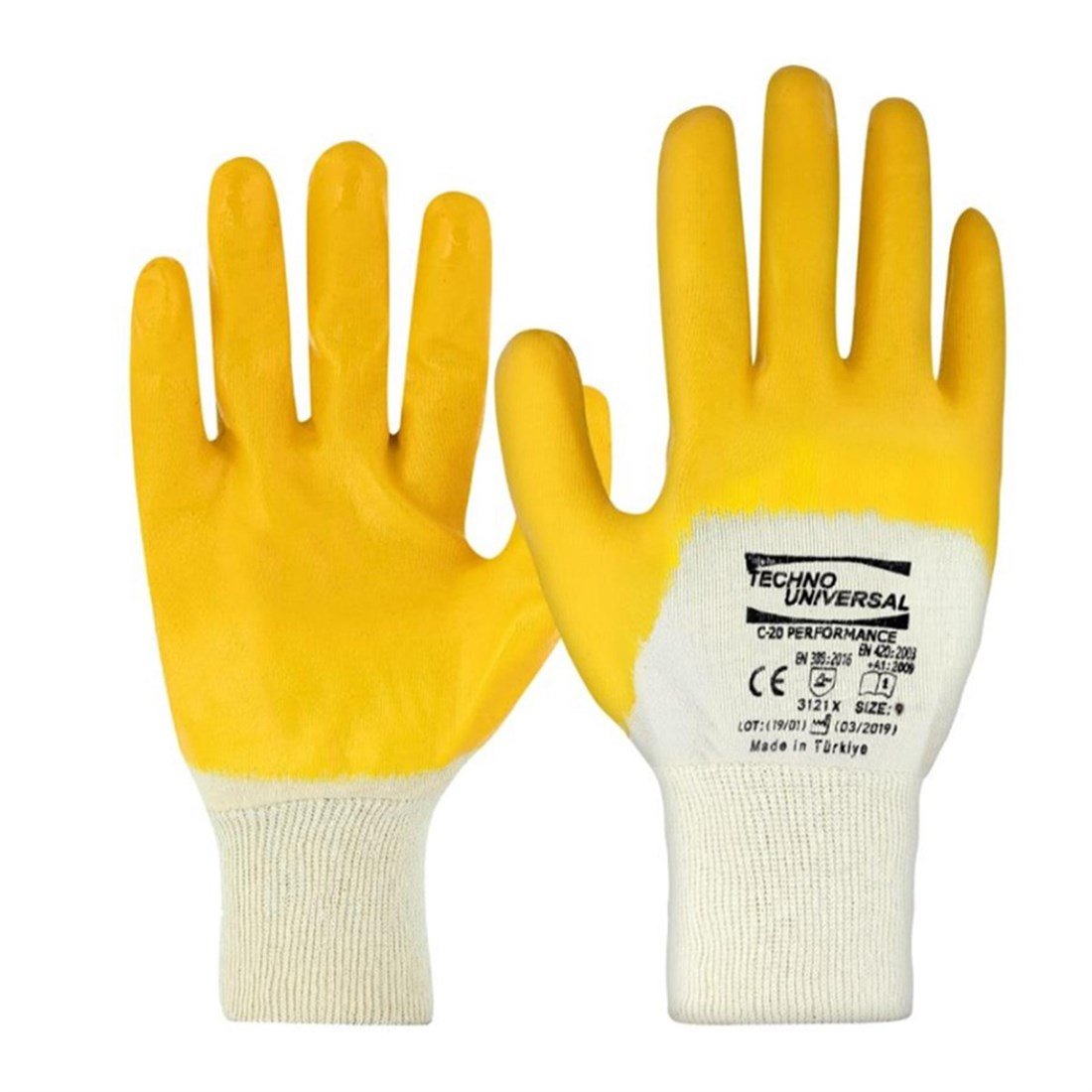 Universal Tekno Nitril Eldiven C-20 Performance  No:9