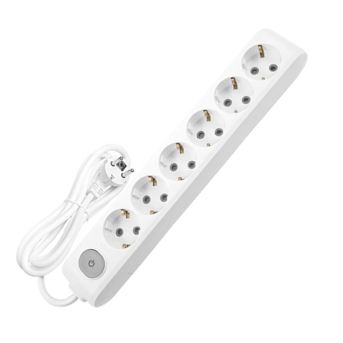 Viko Multi-let Altılı Priz Anahtarlı Topraklı Kablolu (Çocuk Korumalı ) 5 Mt  VK-90117605