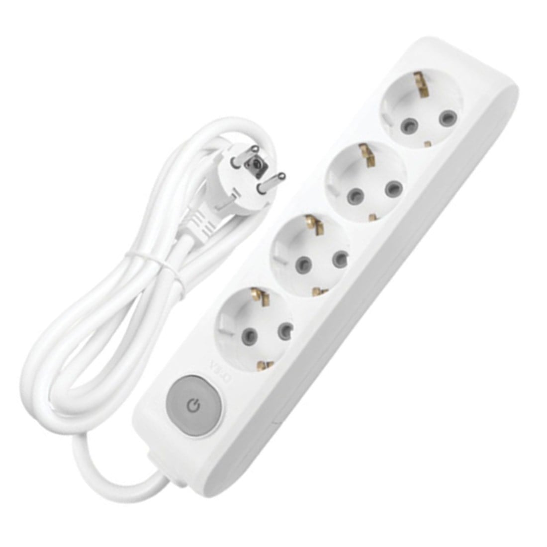 Viko Multi-let Dörtlü Priz Anahtarlı Topraklı Kablolu (Çocuk Korumalı ) 5 Mt  VK-90117405