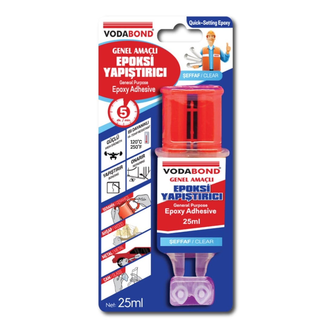Vodabond Şırınga Epoxy 25ml 