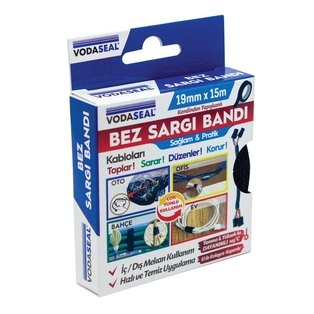 Vodaseal Bez Sargı Bandı 19mmx25mt