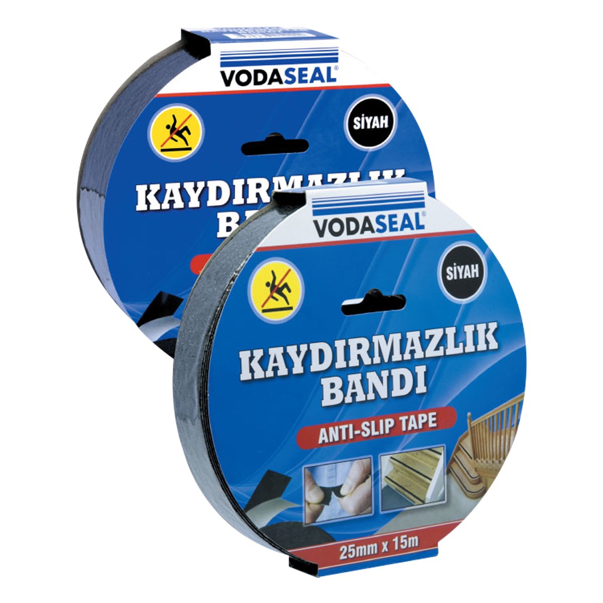 VODASEAL KAYDIRMAZLIK BANDI 25MM*15MT SİYAH 