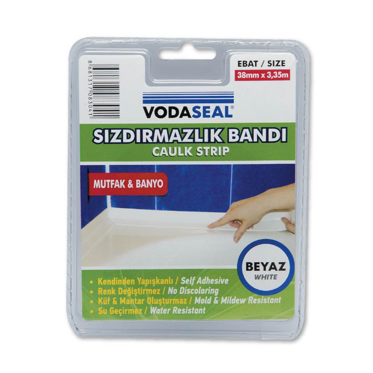 Vodaseal Sızdırmazlık Bandı 38mm 3,35mt Boğumlu
