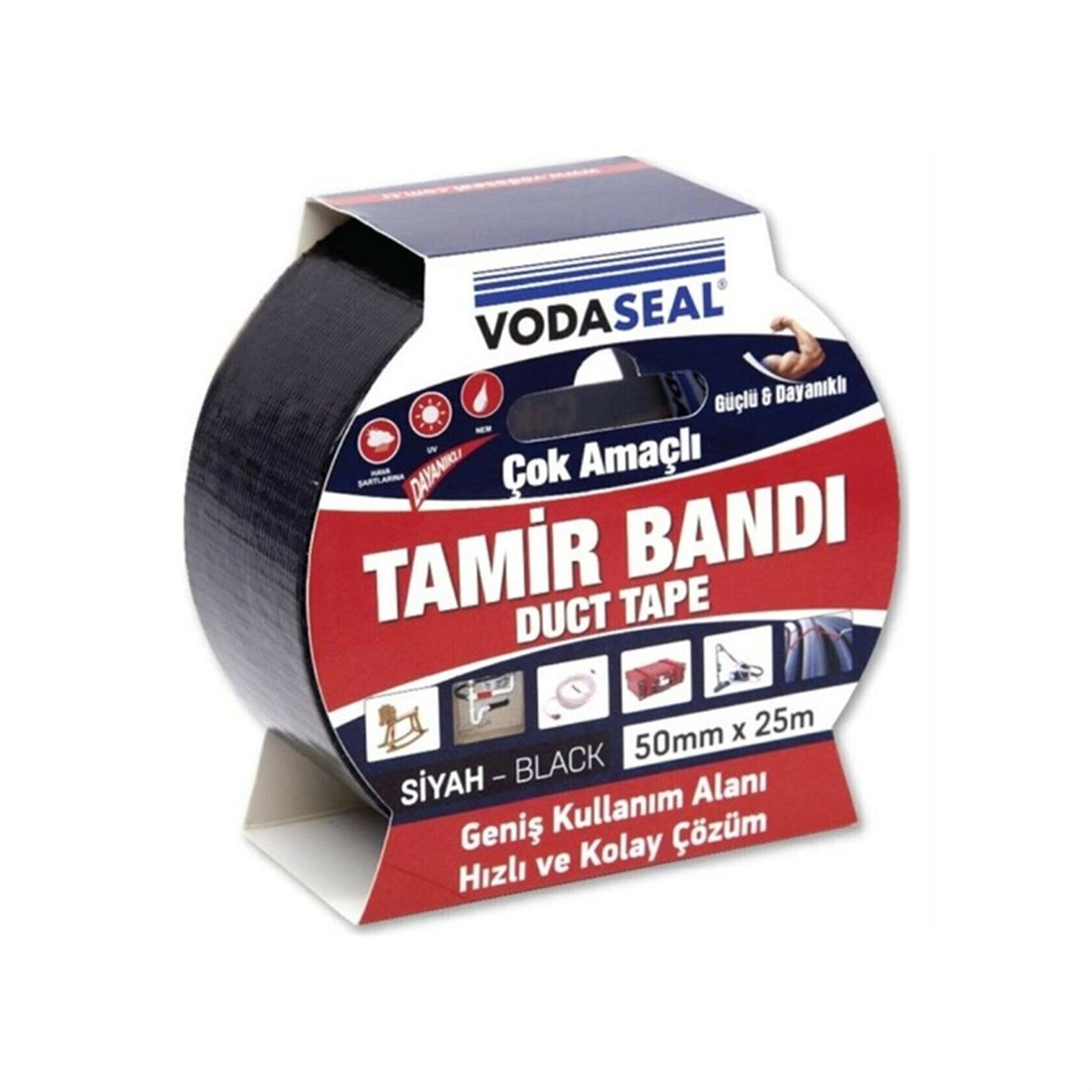 Vodaseal Tamir Bandı 50Mm*25Mt Siyah