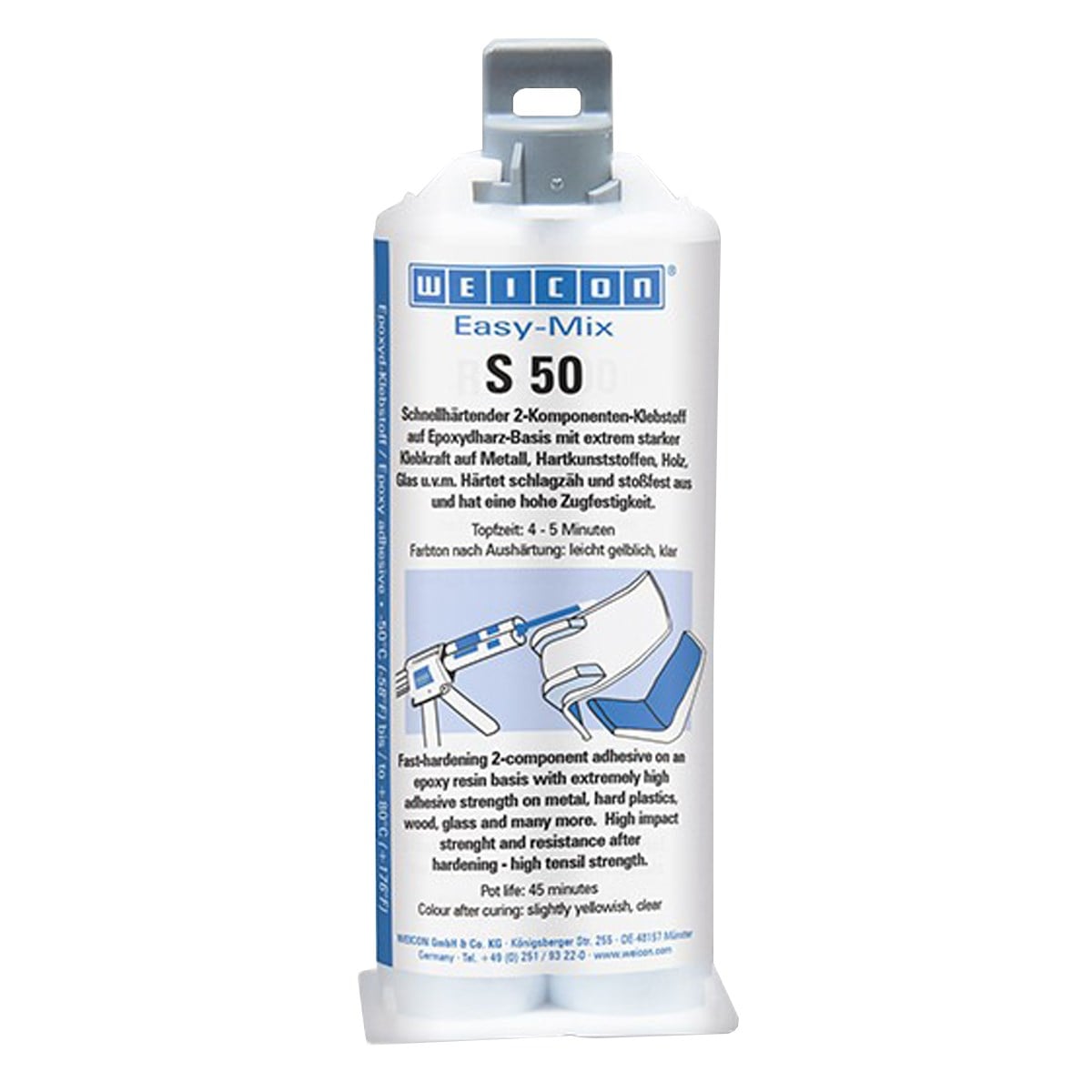 WEICON EASY-MİX S50 YAPIŞTIRICI 10650050