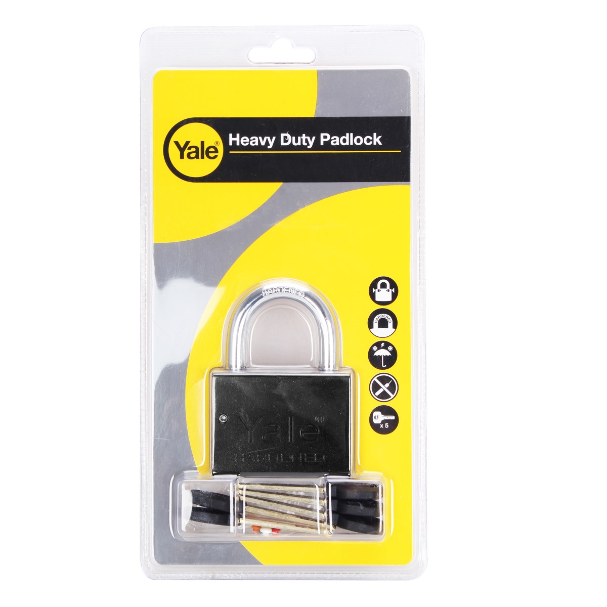 YALE ASMA KİLİT 63MM SİYAH HASP