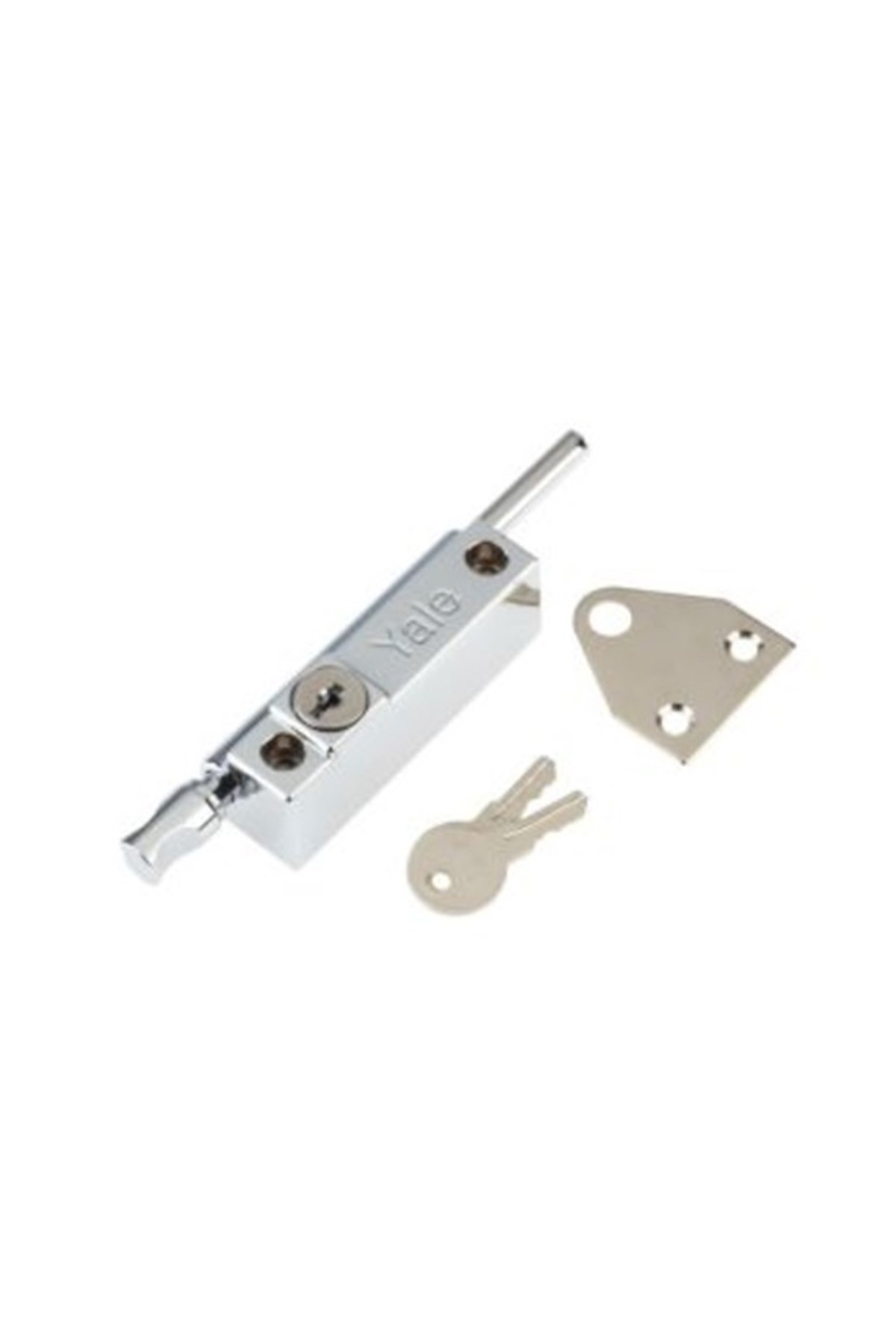 YALE P124C SÜRGÜLÜ KAPI PENCERE KİLİDİ KROM