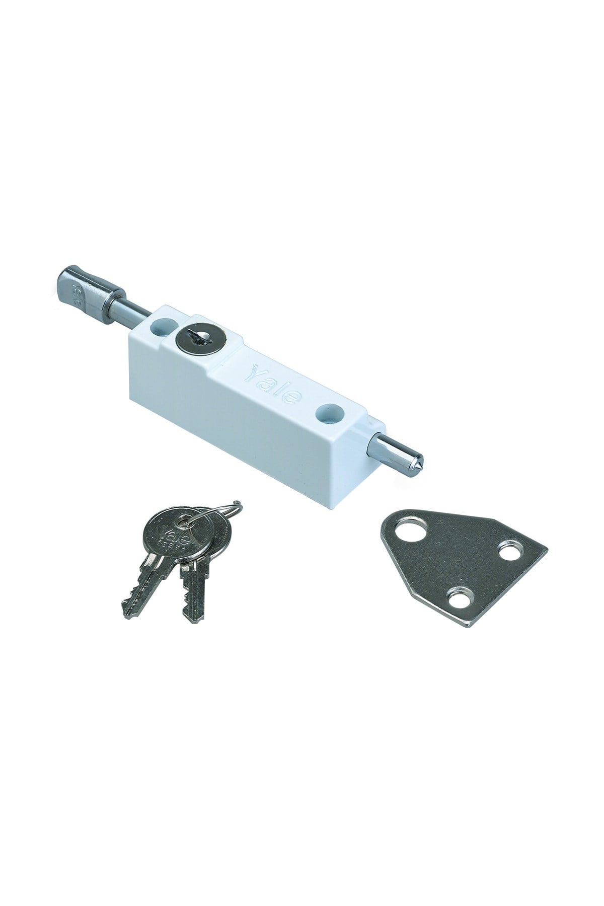 YALE P124W SÜRGÜLÜ KAPI PENCERE KİLİDİ BEYAZ
