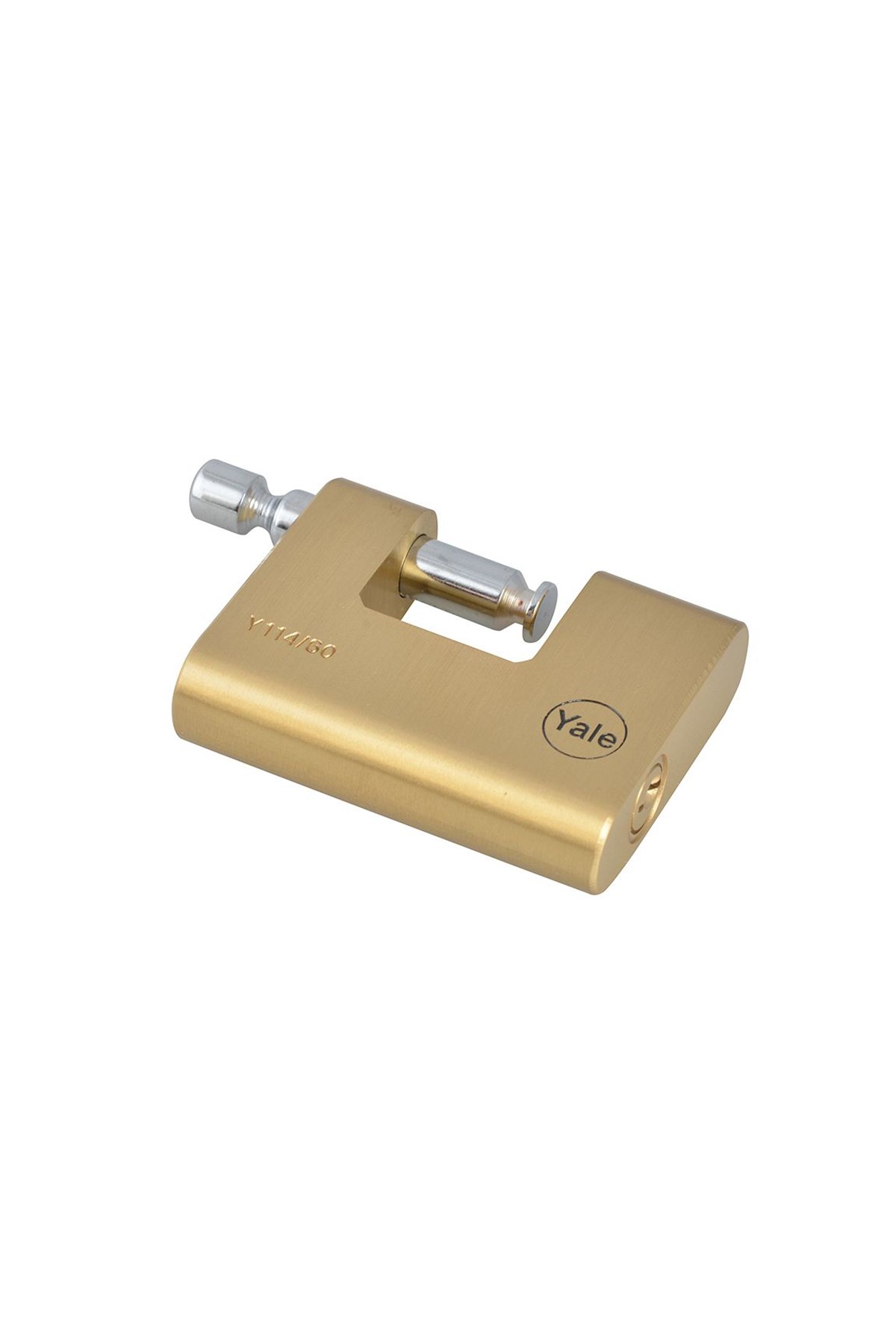 YALE PRİNÇ ASMA KİLİT KAYAR PİMLİ 60MM