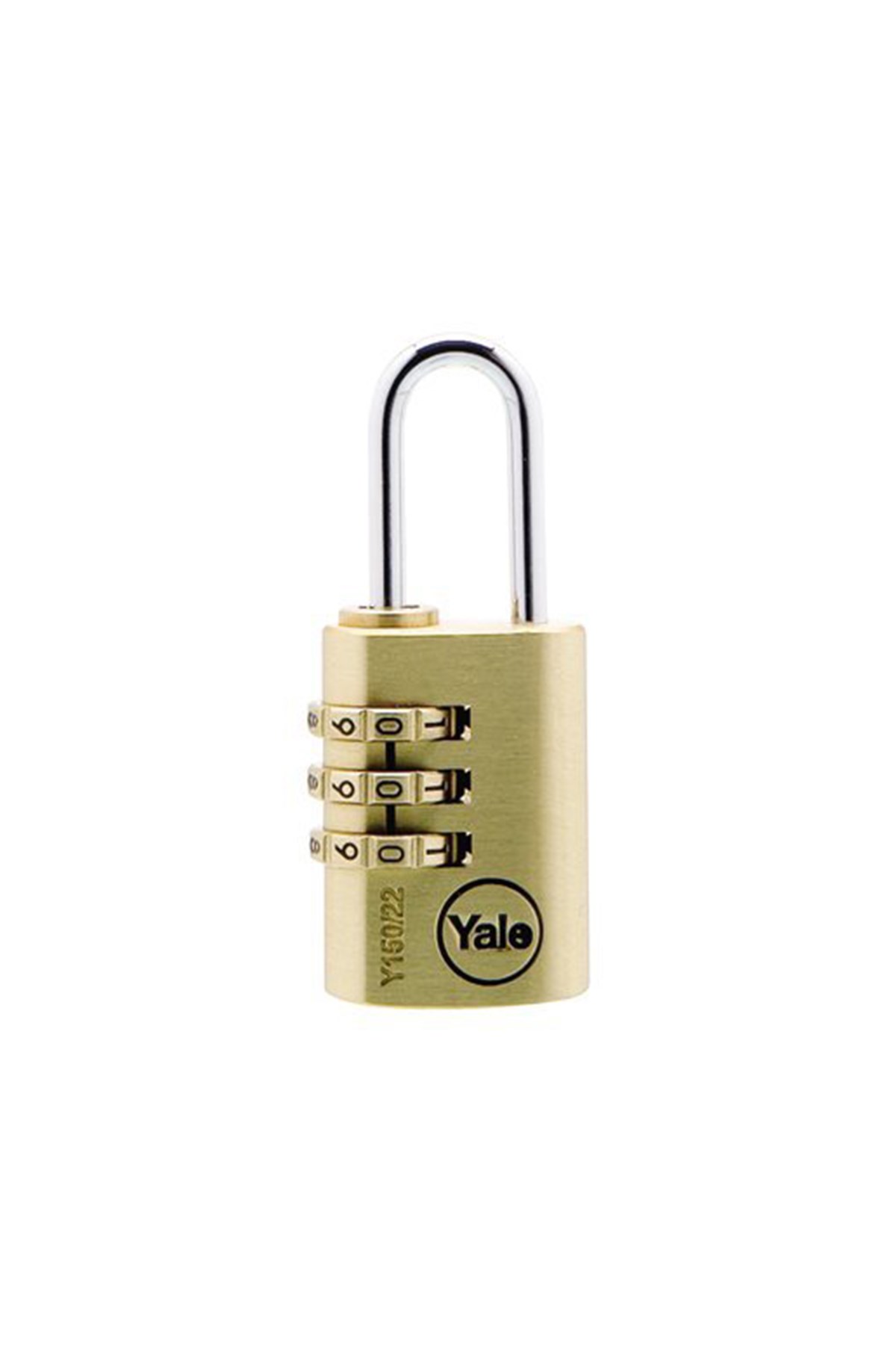 YALE Y150/30/125/1 ŞİFRELİ 30MM PRİNÇ ASMA KİLİT