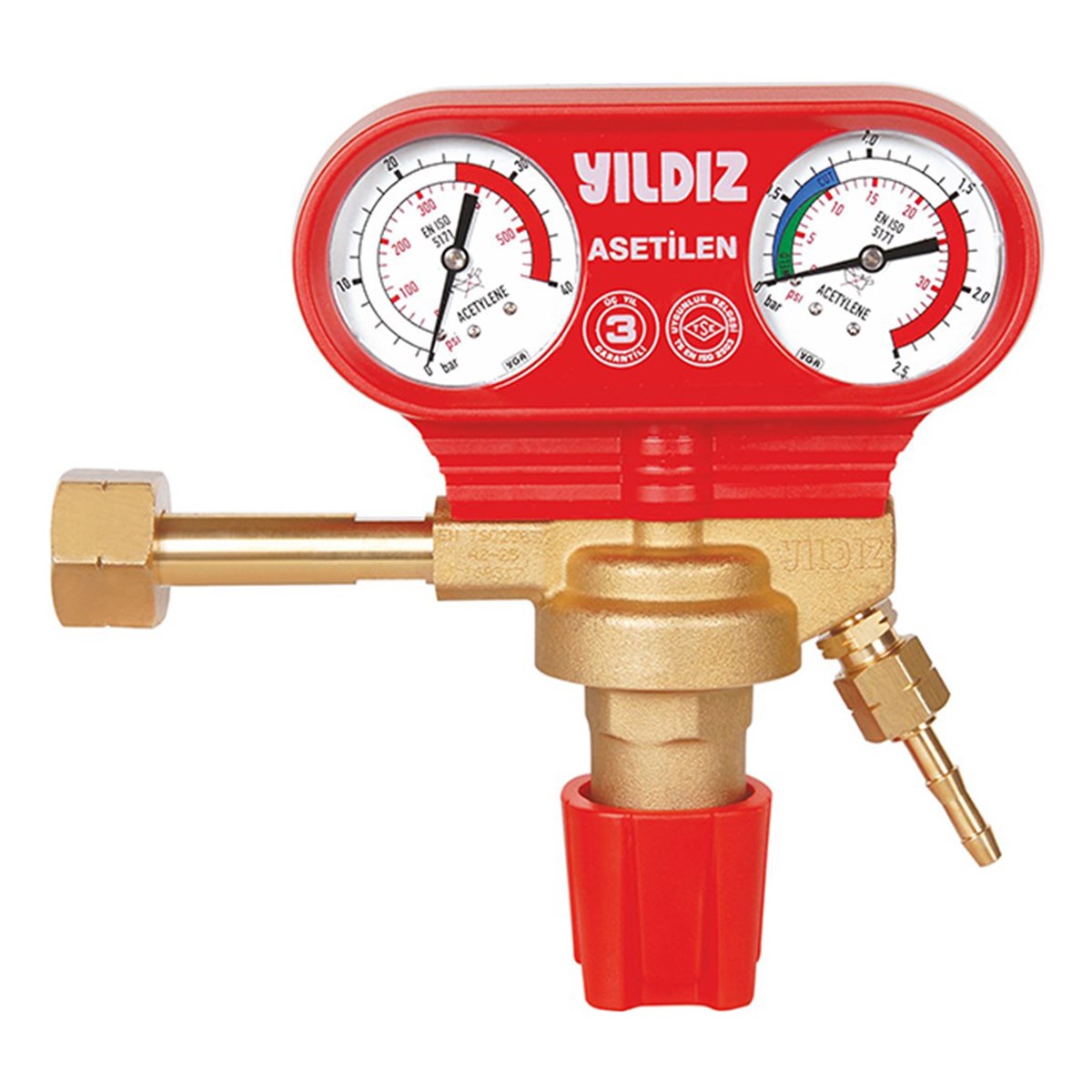 YILDIZ 5311S ASETİLEN BASINÇ DÜŞÜRÜCÜ SAAT