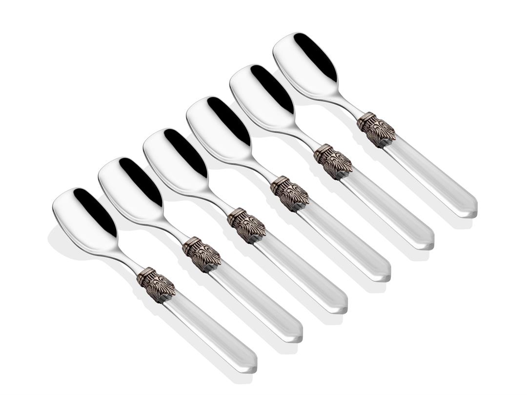 Dondurma Kaşığı SetiRIVADOSSIEle TrendVenezia Şeffaf 6'lı Dondurma Kaşığı Seti