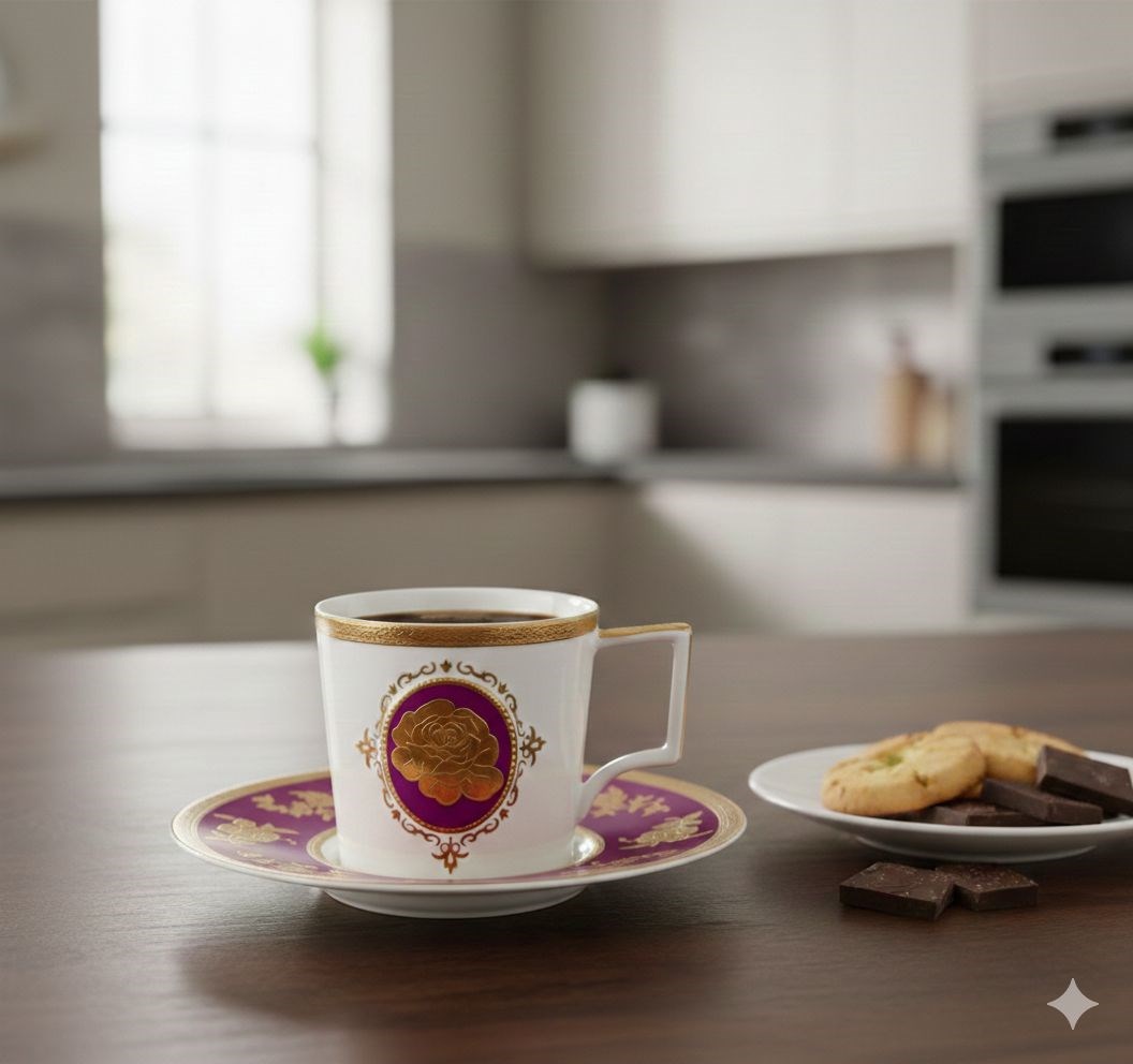Stempa Venice  Purple 6lı Fincan Seti