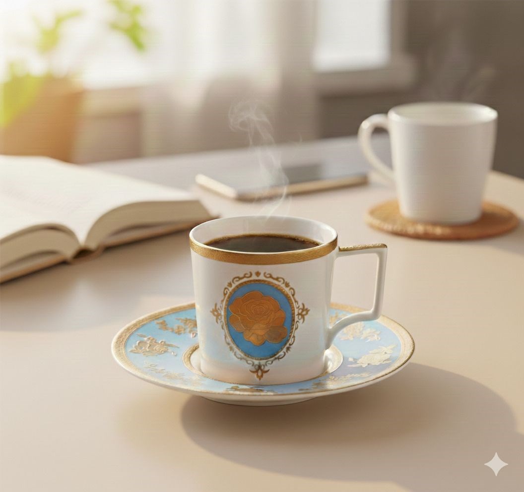 Stempa Venice Blue 6lı Fincan Seti