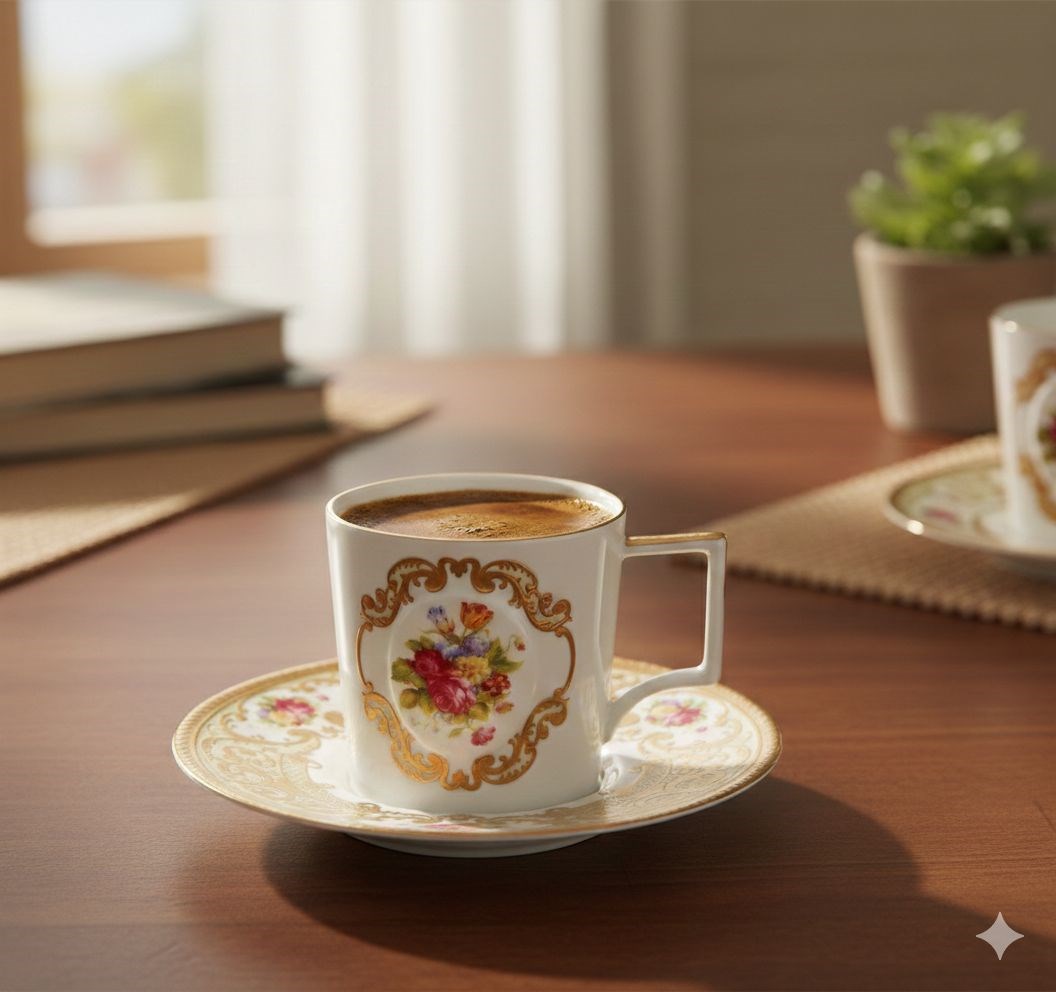 Stempa Venezzia Cream 6lı Fincan Seti