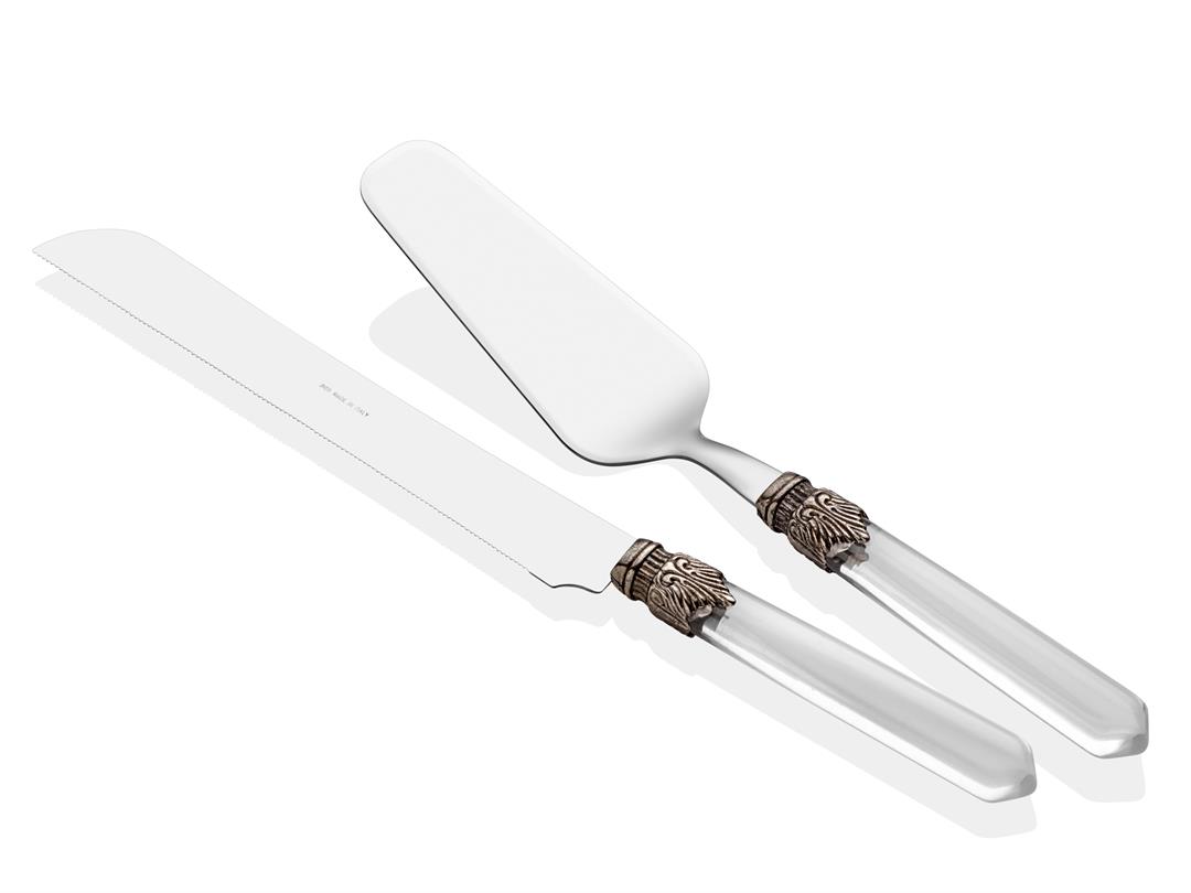 Pasta Servis SetiRIVADOSSIEle TrendVenezia Şeffaf Pasta Servis Seti