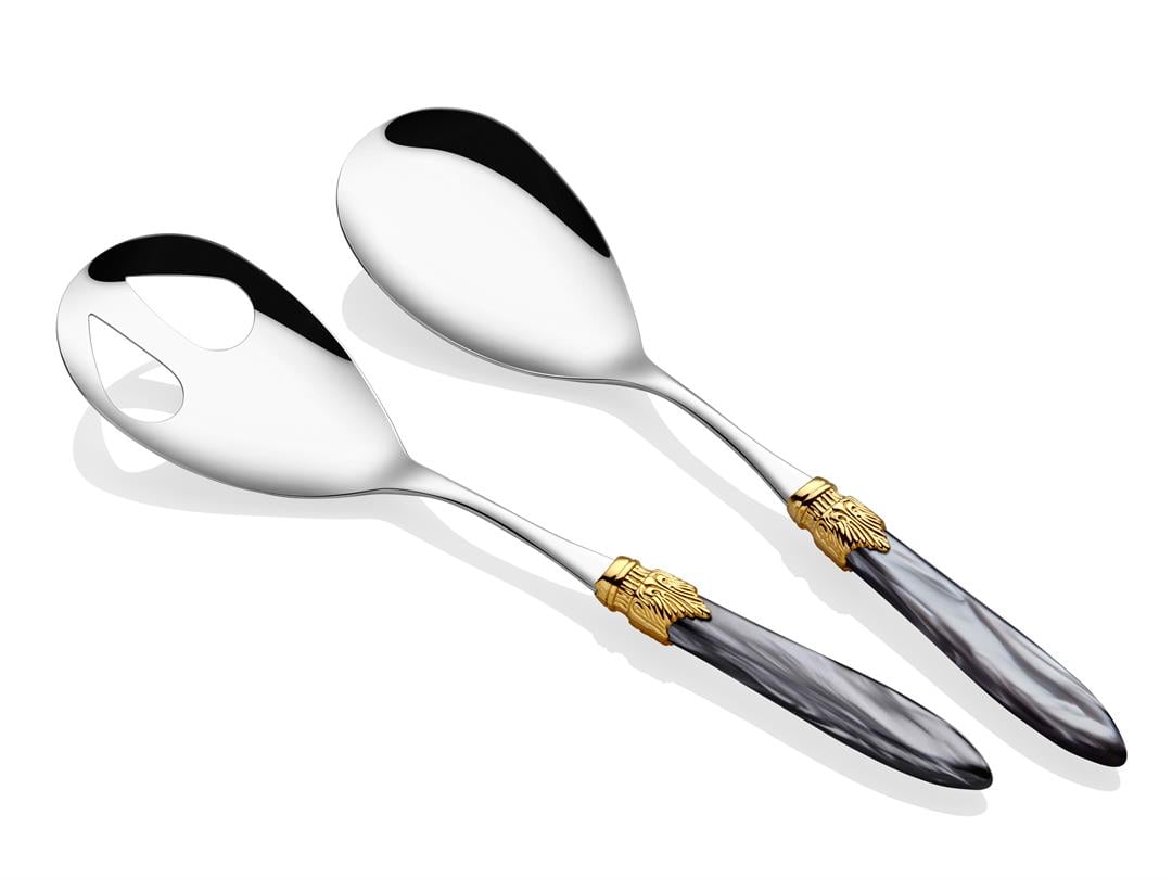 Salata Servis SetiRIVADOSSIEle TrendLaura Ring Siyah Salata Servis Seti