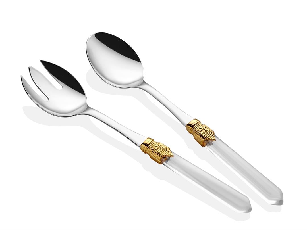 Salata Servis SetiRIVADOSSIEle TrendVenezia Ring Şeffaf Salata Servis Seti