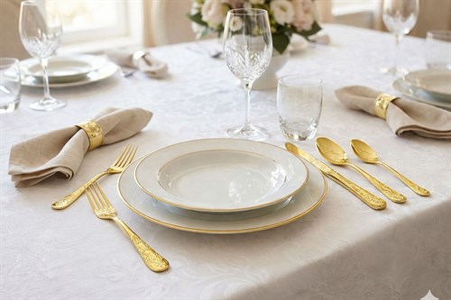 Antique Gold 84 Parça Çatal Bıçak Seti