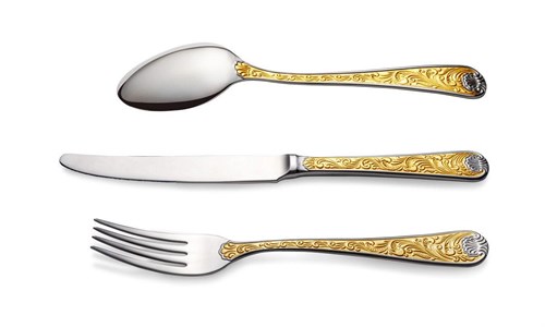 King George Gold 84 Parça Çatal Bıçak Seti