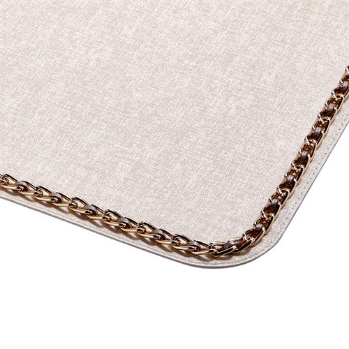 Dikdörtgen Gold Zincirli Kemik Amerikan Servis