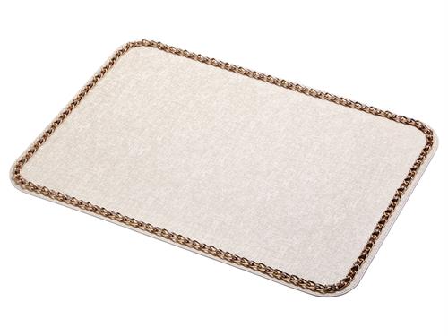 Dikdörtgen Gold Zincirli Kemik Amerikan Servis