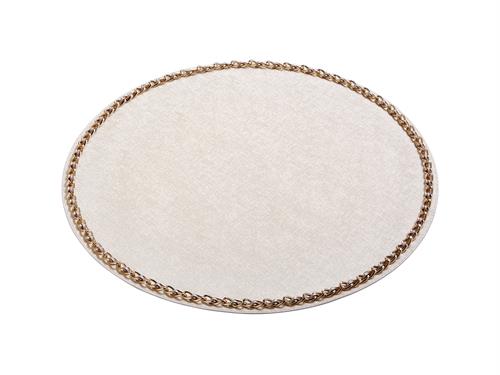 Yuvarlak Gold Zincirli Kemik Amerikan Servis