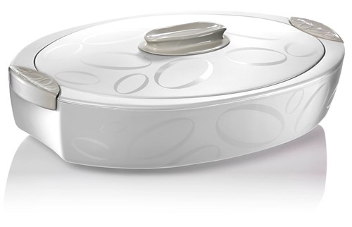 Tuttocaldo Oval Termal Servis Kabı 4L Beyaz