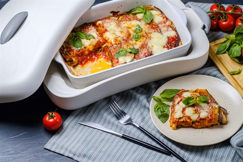  Tuttocaldo Dikdörtgen Termal Servis Kabı Beyaz 2.5L 