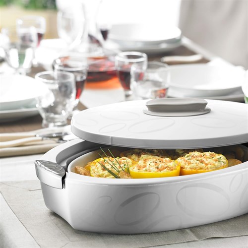 Tuttocaldo Oval Termal Servis Kabı 4L Beyaz